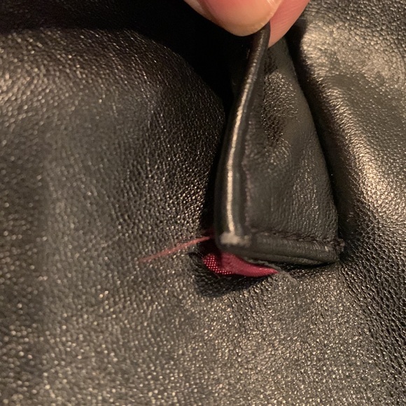 Black Leather Trench Coat Mob Wife Midi Buttons Matrix Preppy Dark Academia - Picture 9 of 14